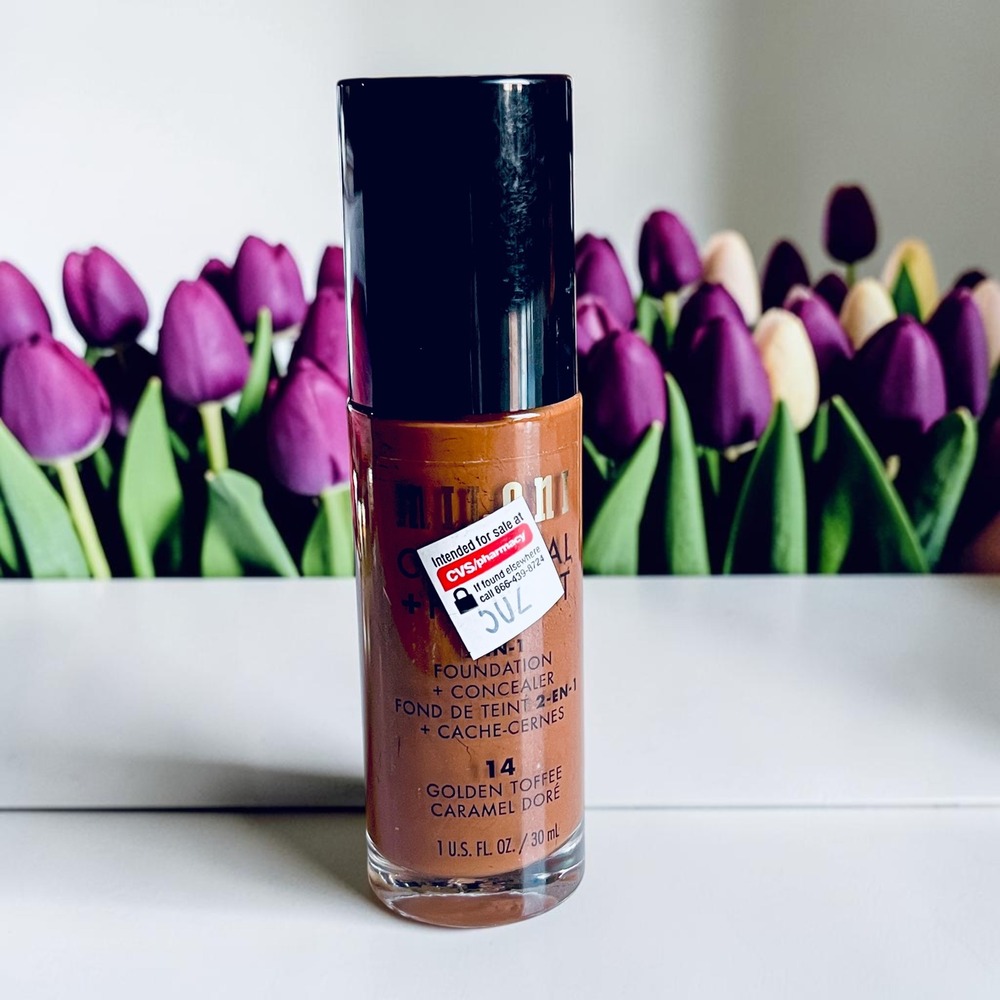 Milani Conceal + Perfect 2-In-1 Foundation + Concealer 1oz 14 Golden Toffee
